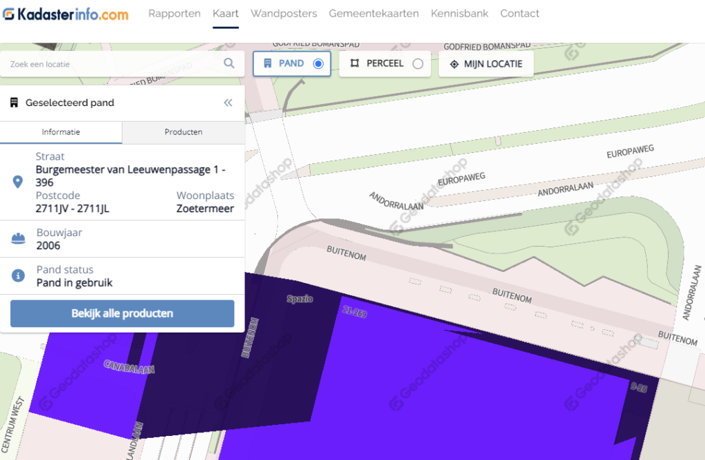 Gratis Kadastrale Kaart Kadasterinfo