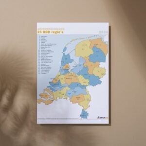 Landkaart Nederland